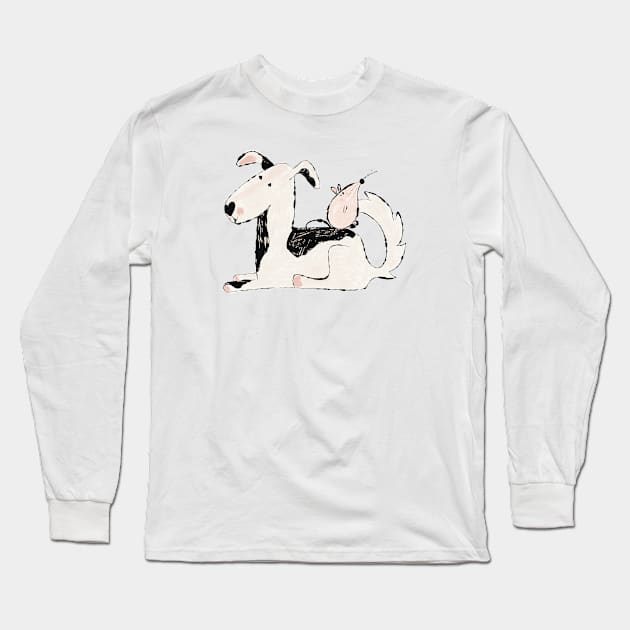 Scribble Pets cat dog mouse Long Sleeve T-Shirt by Bridgett3602